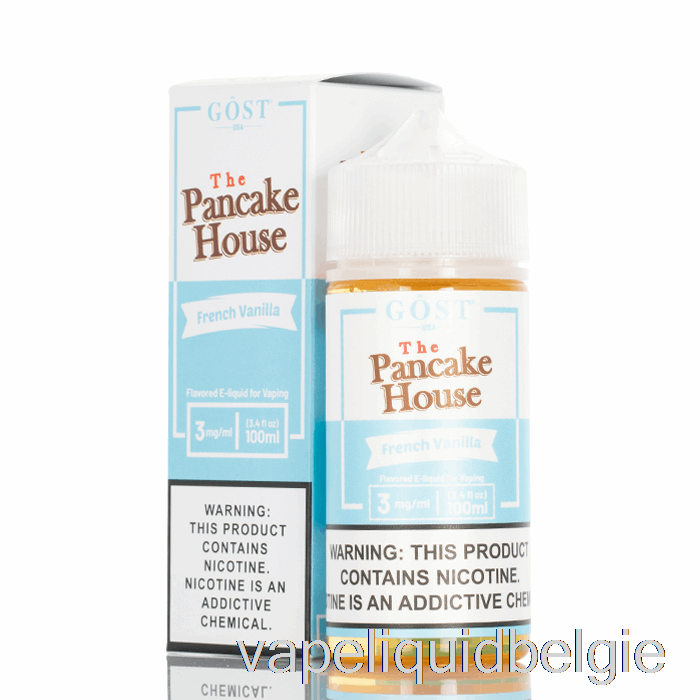 Vape Vloeibare Franse Vanille - Het Pannenkoekenhuis - Gost Vapor - 100ml 0mg